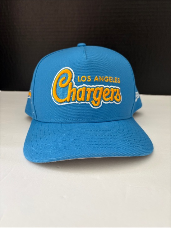 9fifty Other - Men's New Era Powder Blue Los Angeles Chargers A-Frame 9FIFTY Snapback Hat